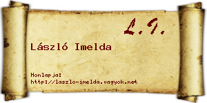 László Imelda névjegykártya